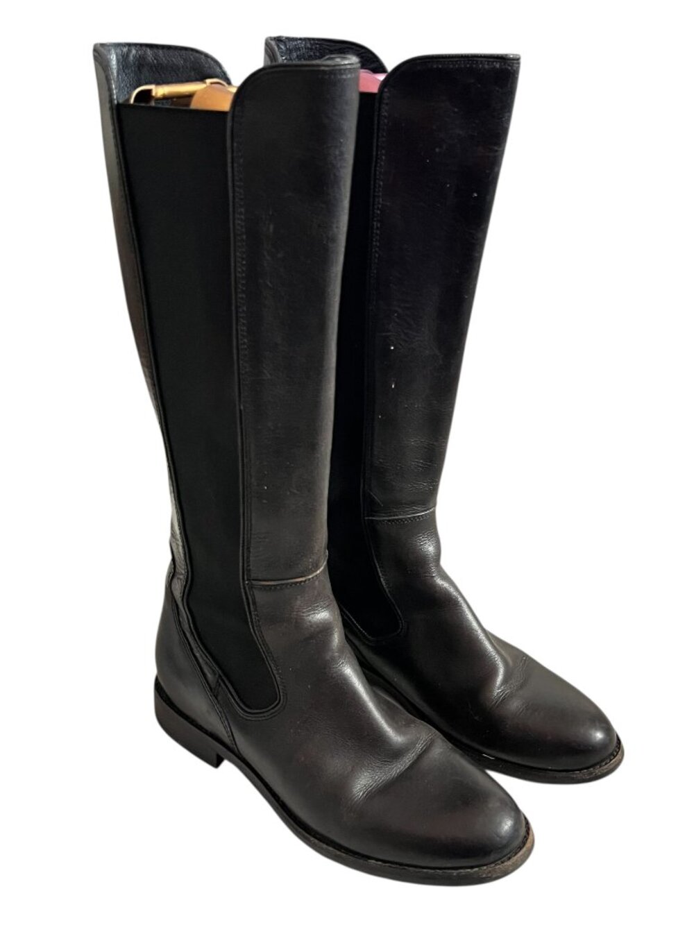 Wolverine riding boot US womens 7 black leather knee high 1000 mile darcy